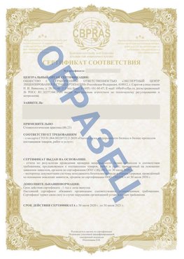 Образец Сертификат СТО 01.064.00220722.2-2020 Ядрин Сертификат СТО 01.064.00220722.2-2020 